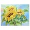 Designart - Three Sunflowers - Floral Art Canvas Print